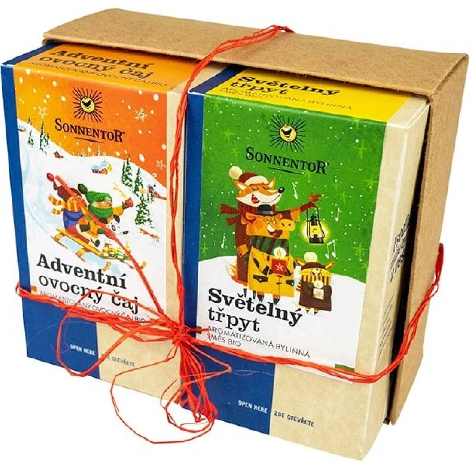 Sonnentor Dárkové balení 2 čajů Adventní čas BIO 77,4 g